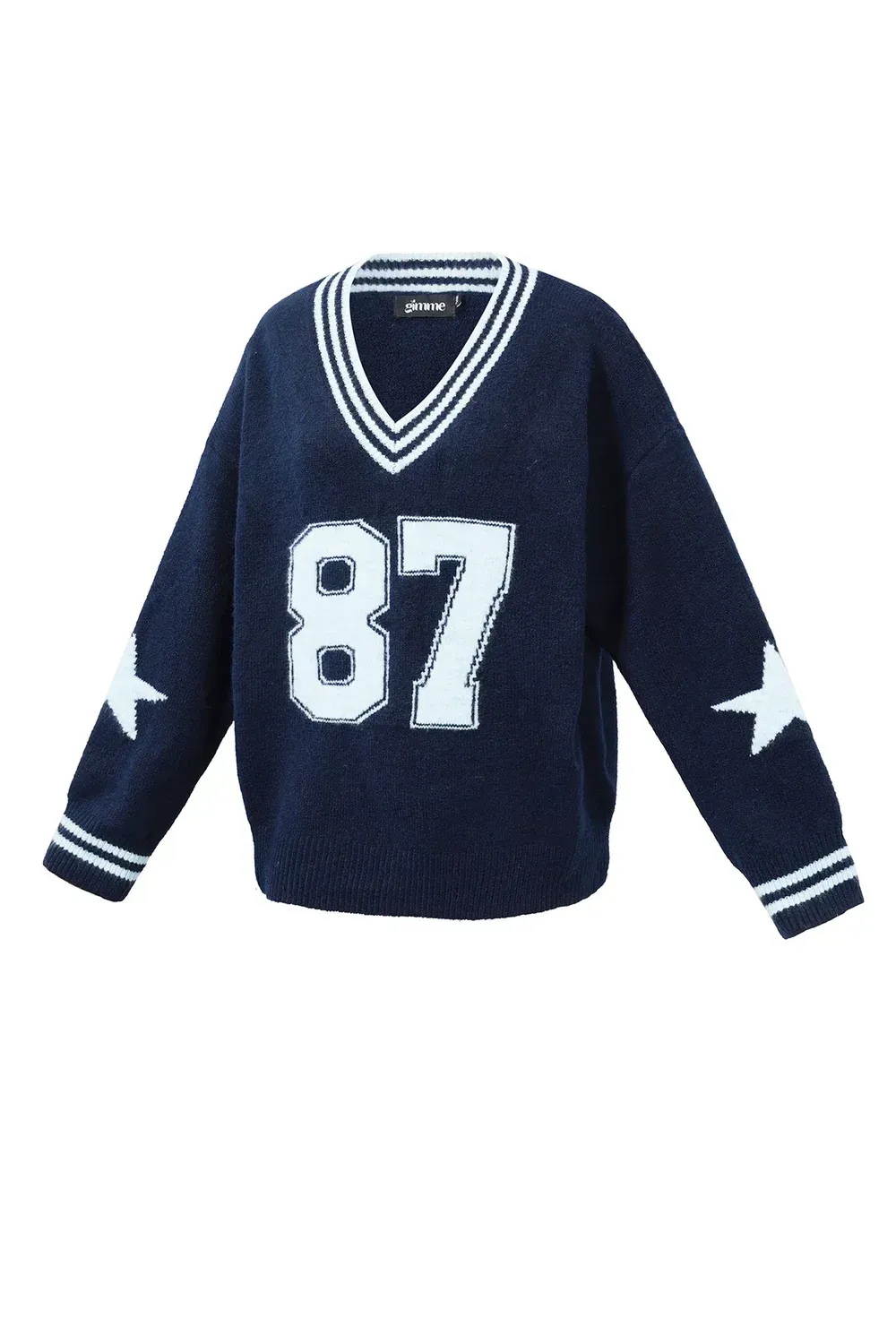V-neck sweater Navy