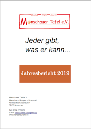 Cover Jahresbericht 2019