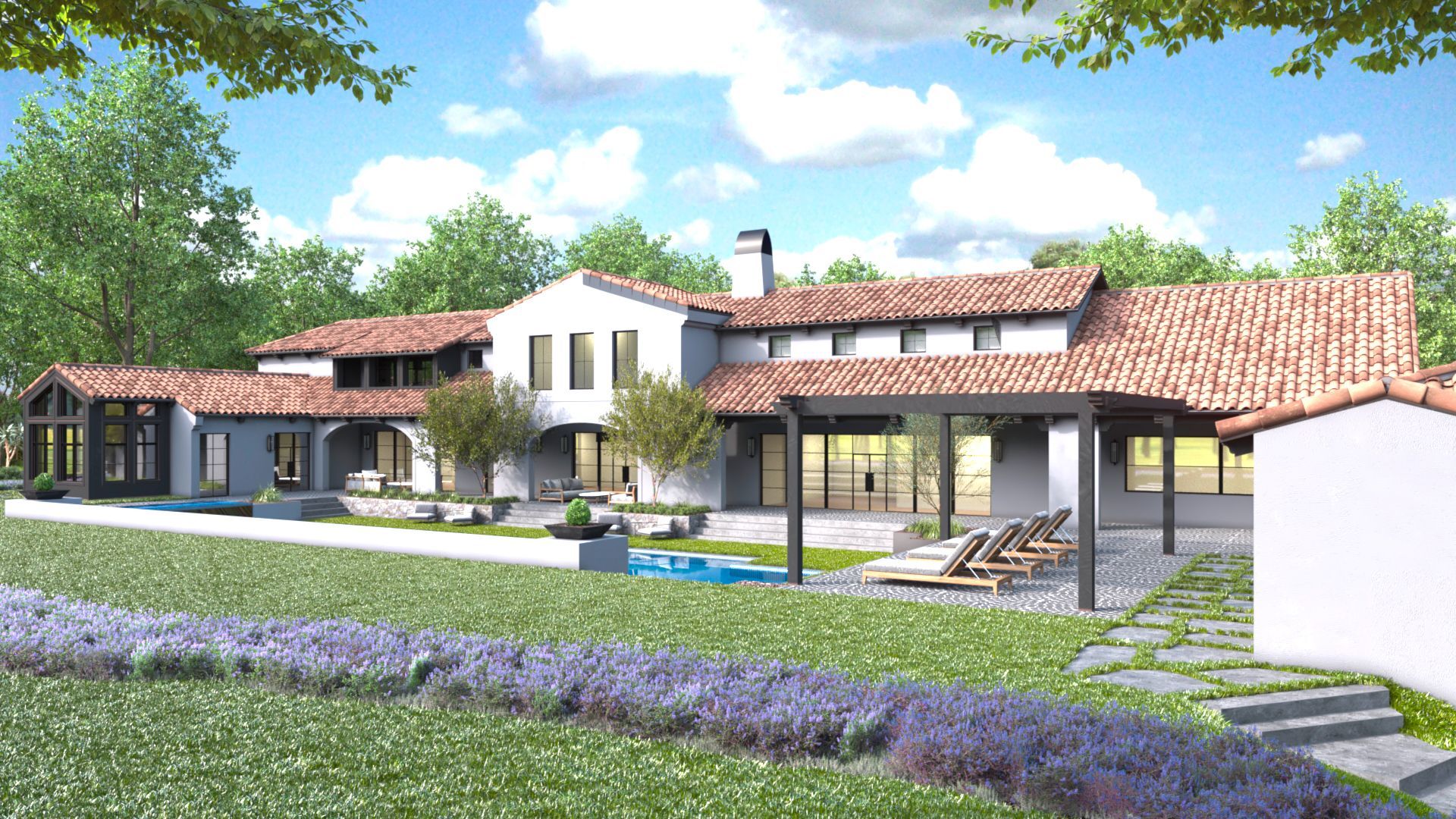 Spanish style home in SJC designed by Studio 6 Architects Spanish style home in SJC designed by Studio 6 Architects