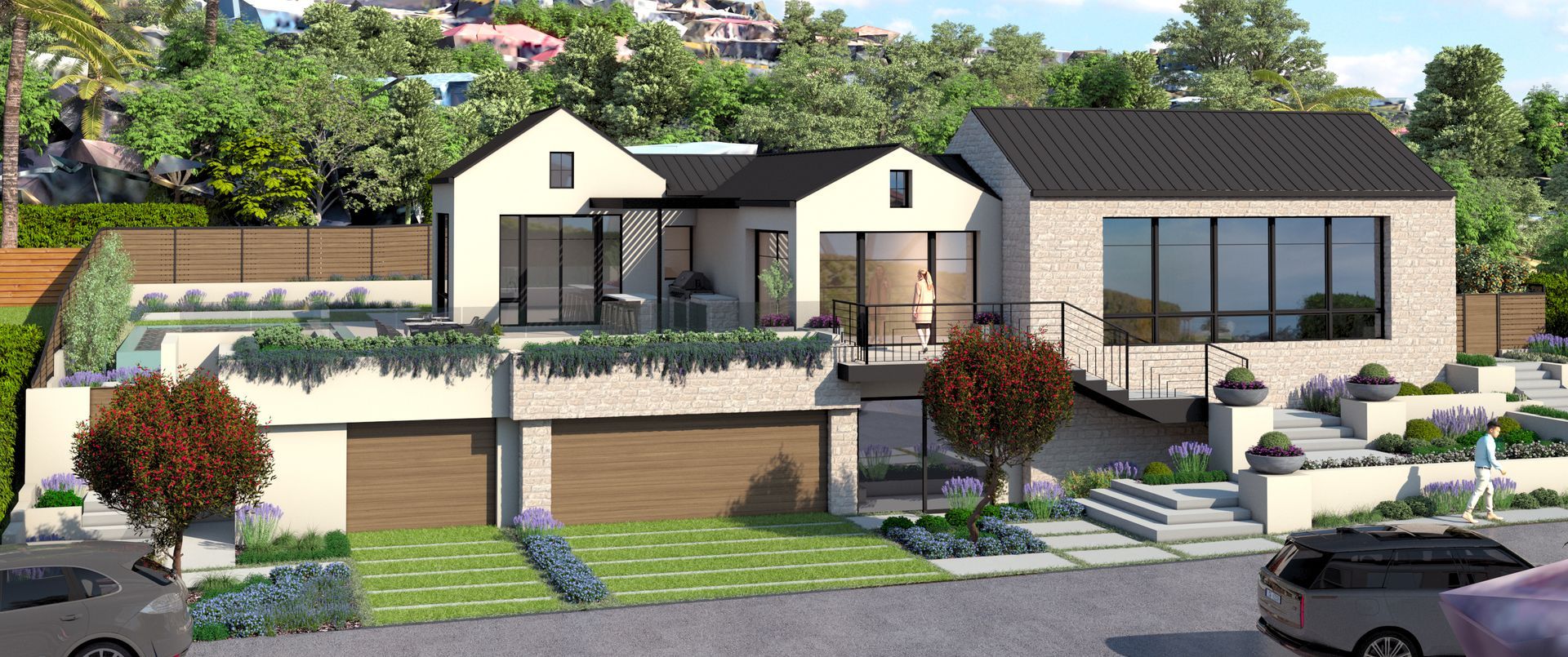 Exterior of a home being designed by Studio 6 Architects, San Clemente, ca