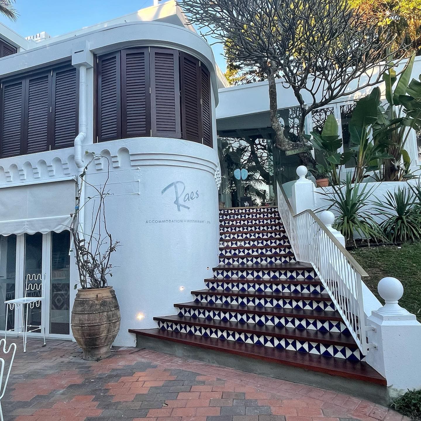 Exterior White Building With Stairs - Professional Painters in Suffolk Park, NSW