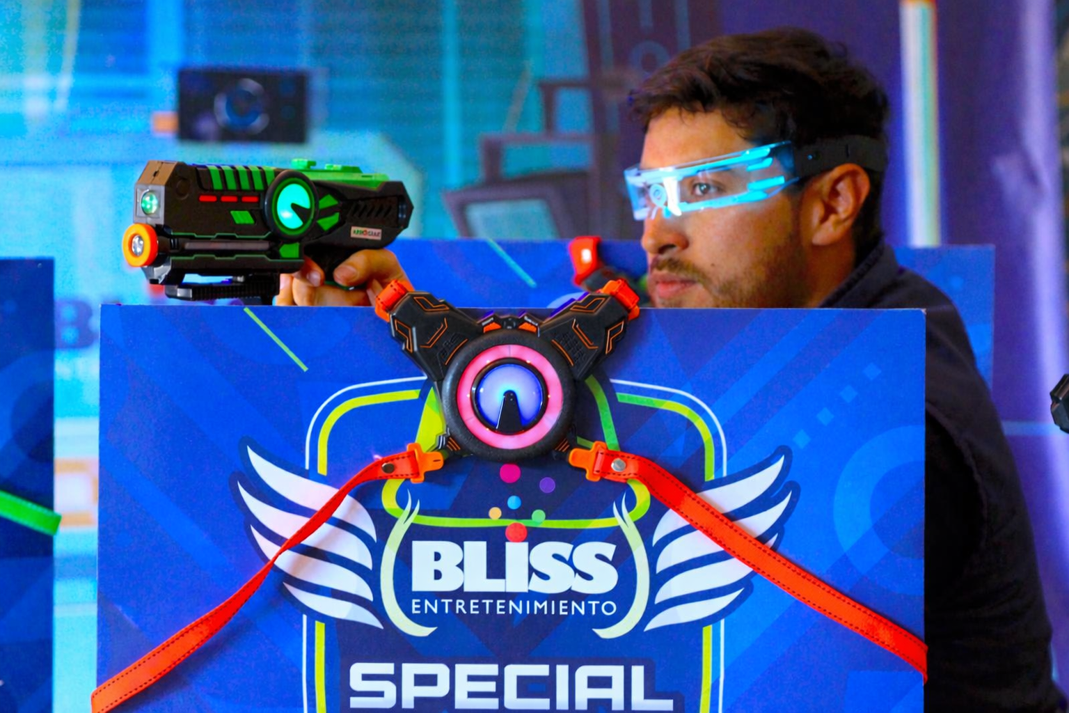batalla laser