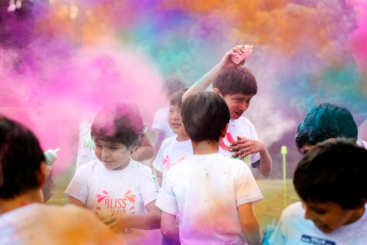 polvos de colores