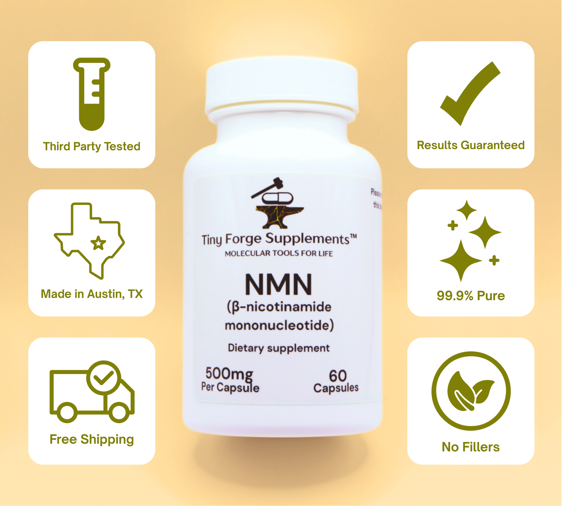 Buy NMN Supplement Texas | Tiny Forge Supplements