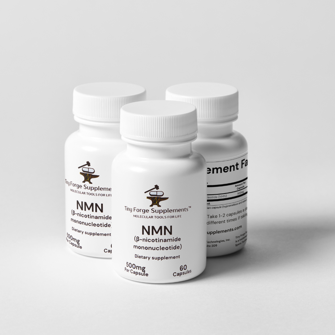NMN 3 pack (500mg, 60 count - 3x bottles)