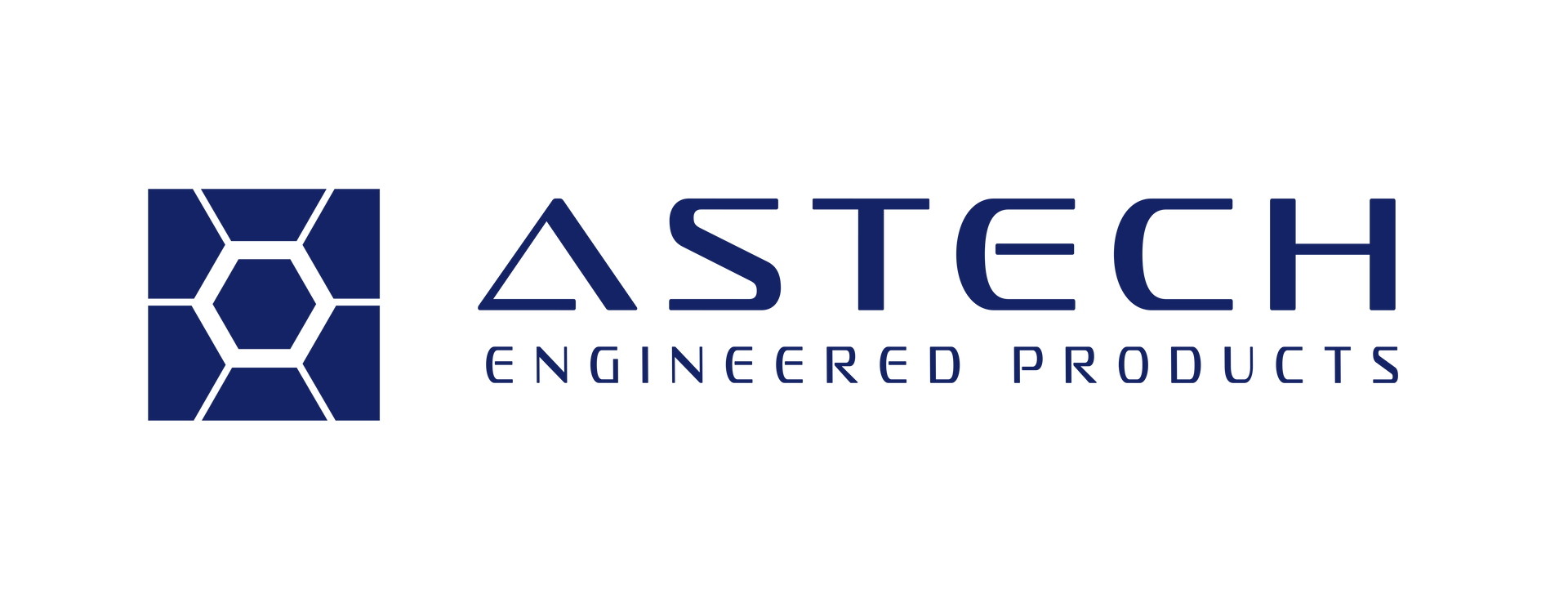 A logo for a company called astech engineered products