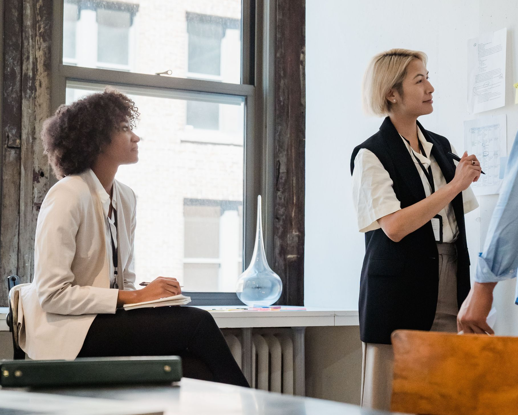 People in a meeting