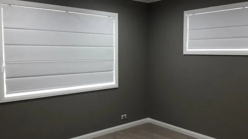 A Room With Two Windows and White Blinds on Them — Aussie Carpets & Vinyl In Beerwah, QLD