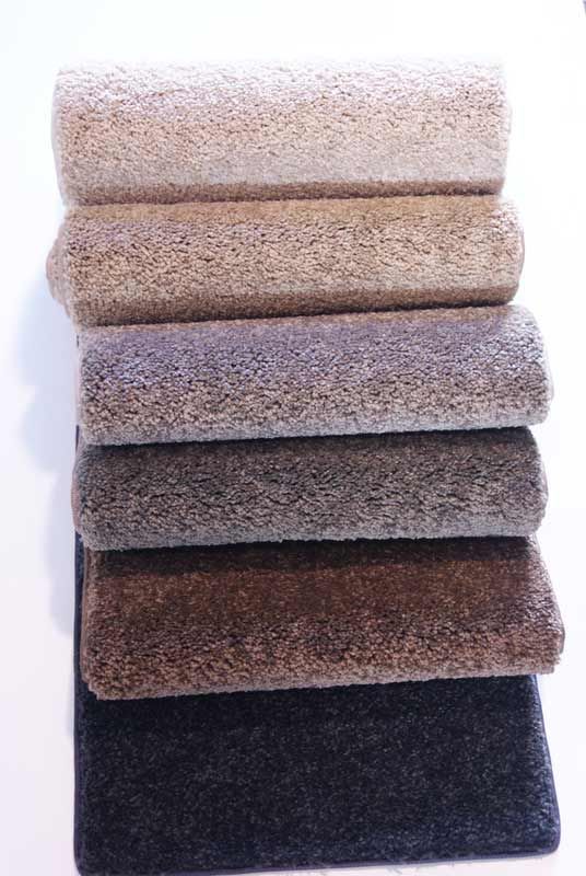 A Stack of Carpet Samples in Different Colors — Aussie Carpets & Vinyl In Beerwah, QLD