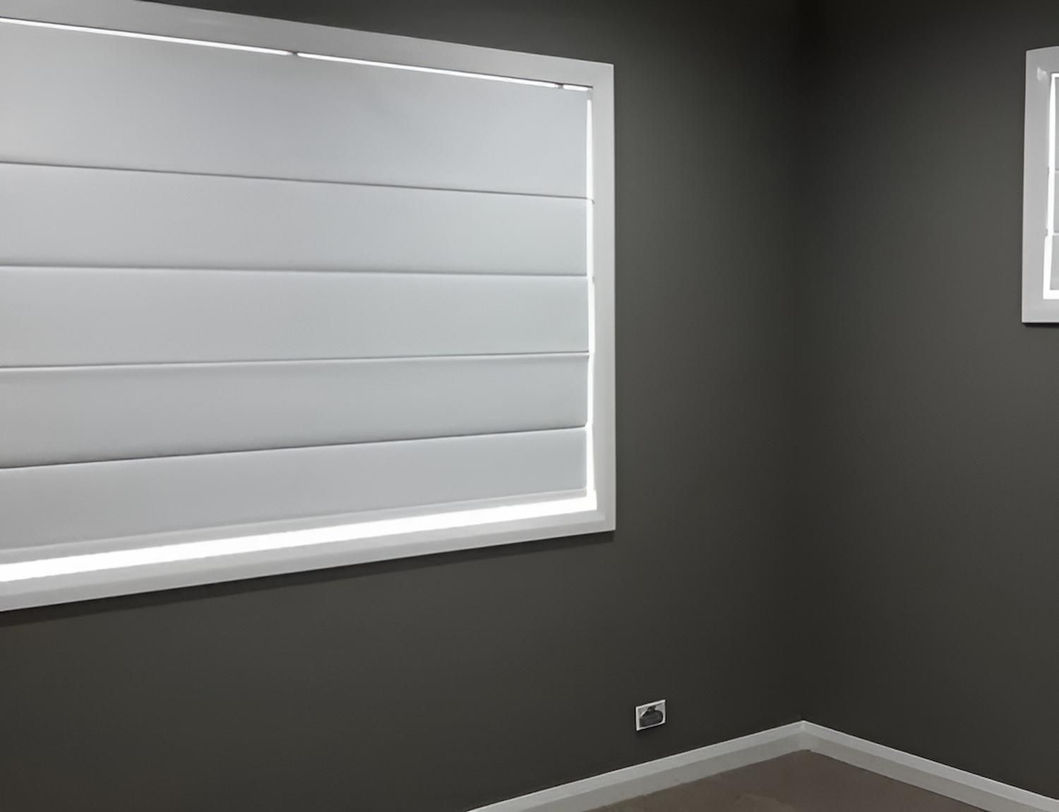 A Room With a Window and White Blinds on It — Aussie Carpets & Vinyl In Beerwah, QLD