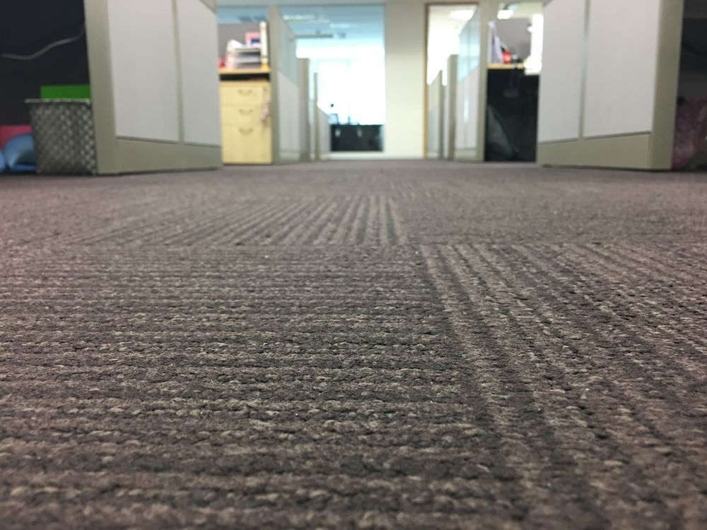 A Close Up of a Carpeted Floor in an Office — Aussie Carpets & Vinyl In Buderim, QLD