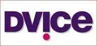DVICE logo in bold purple letters with a pink dot below the “i”