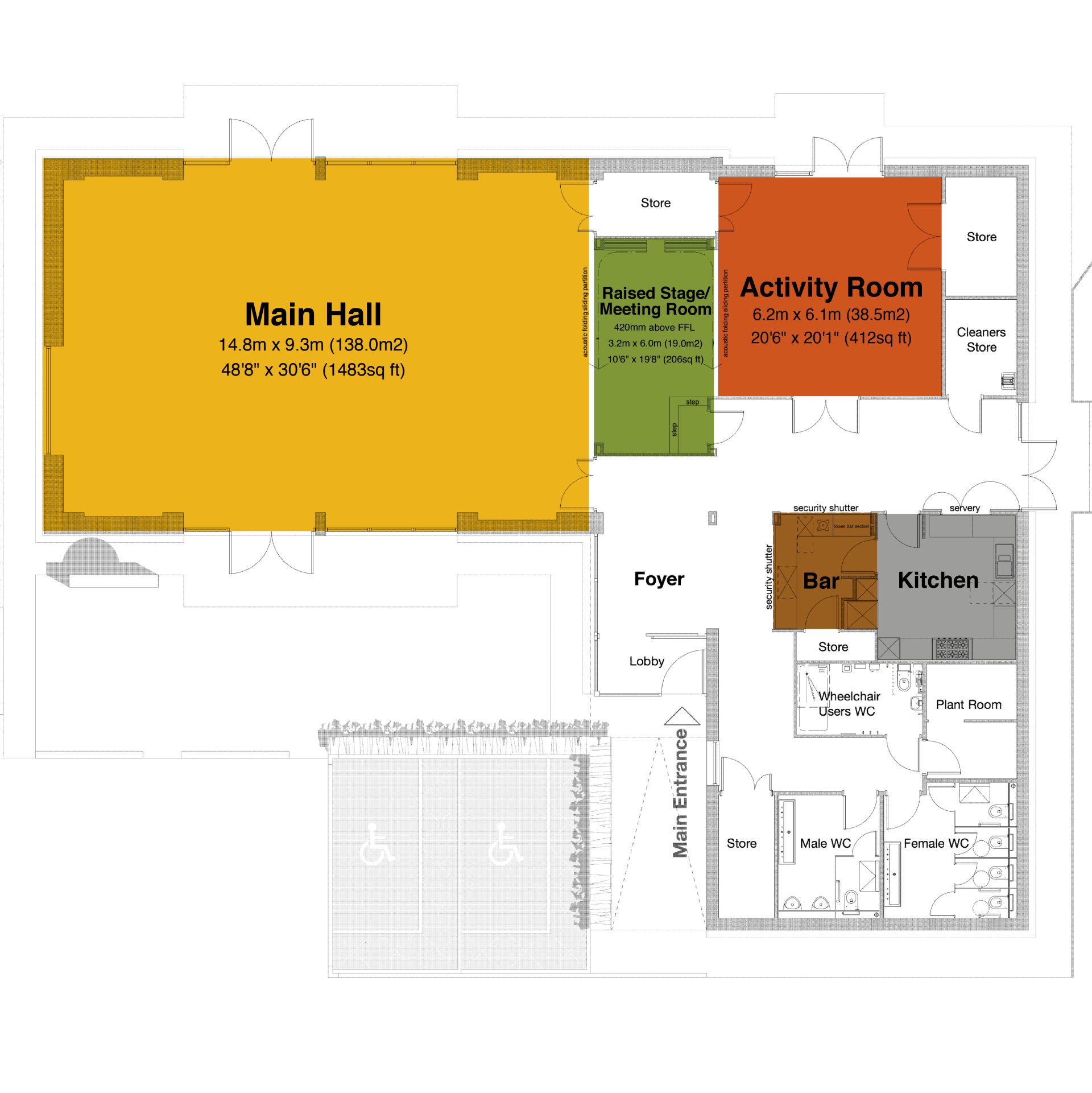 Room Hire at The Five Villages Hall