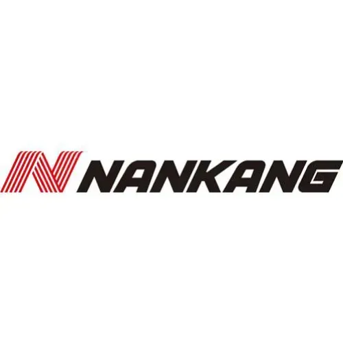Logo of NANKANG tires: Red striped 