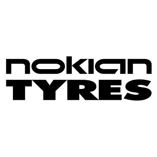 Nokian Tyres logo in bold black font. The word 