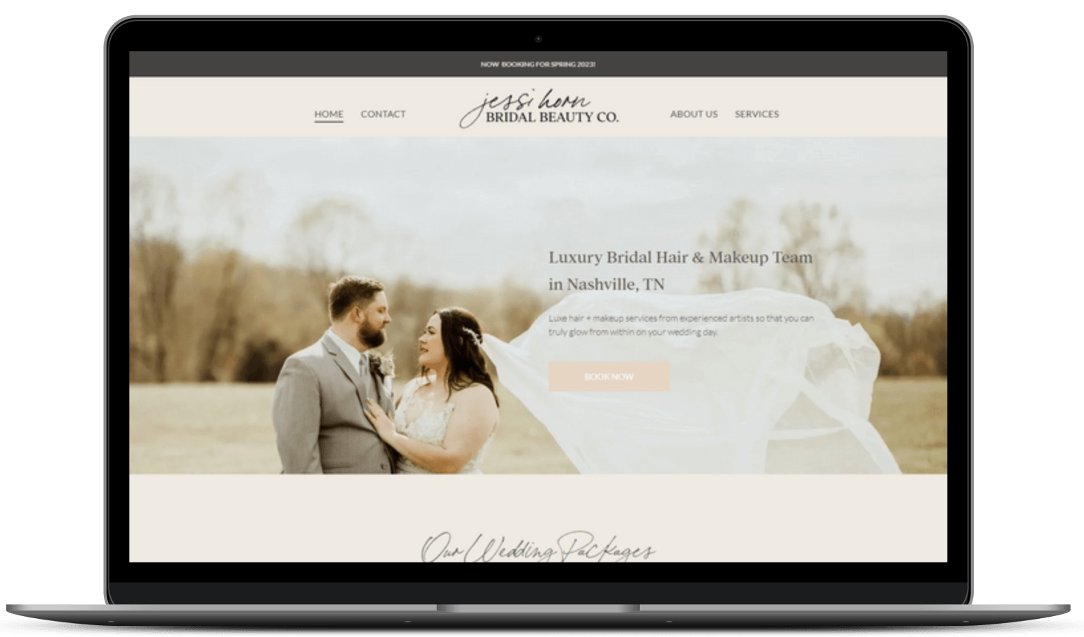 Jessi Horn Bridal Beauty Mockup