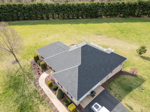 New shingle hip roof in Staunton, VA