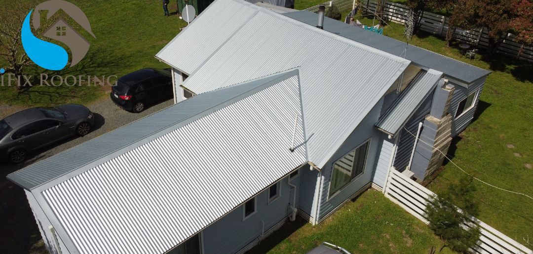 Colour-bonded fascia boards