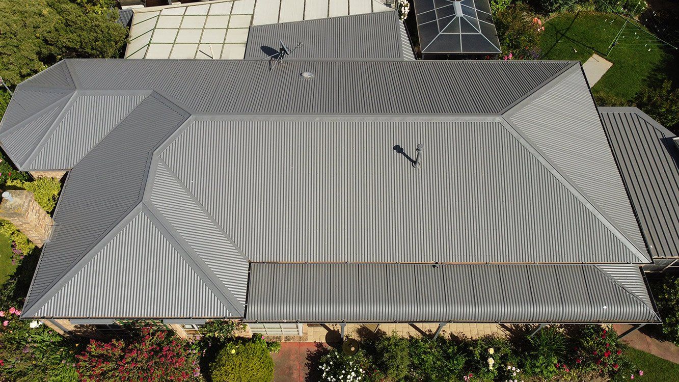 Newly restored tile roof