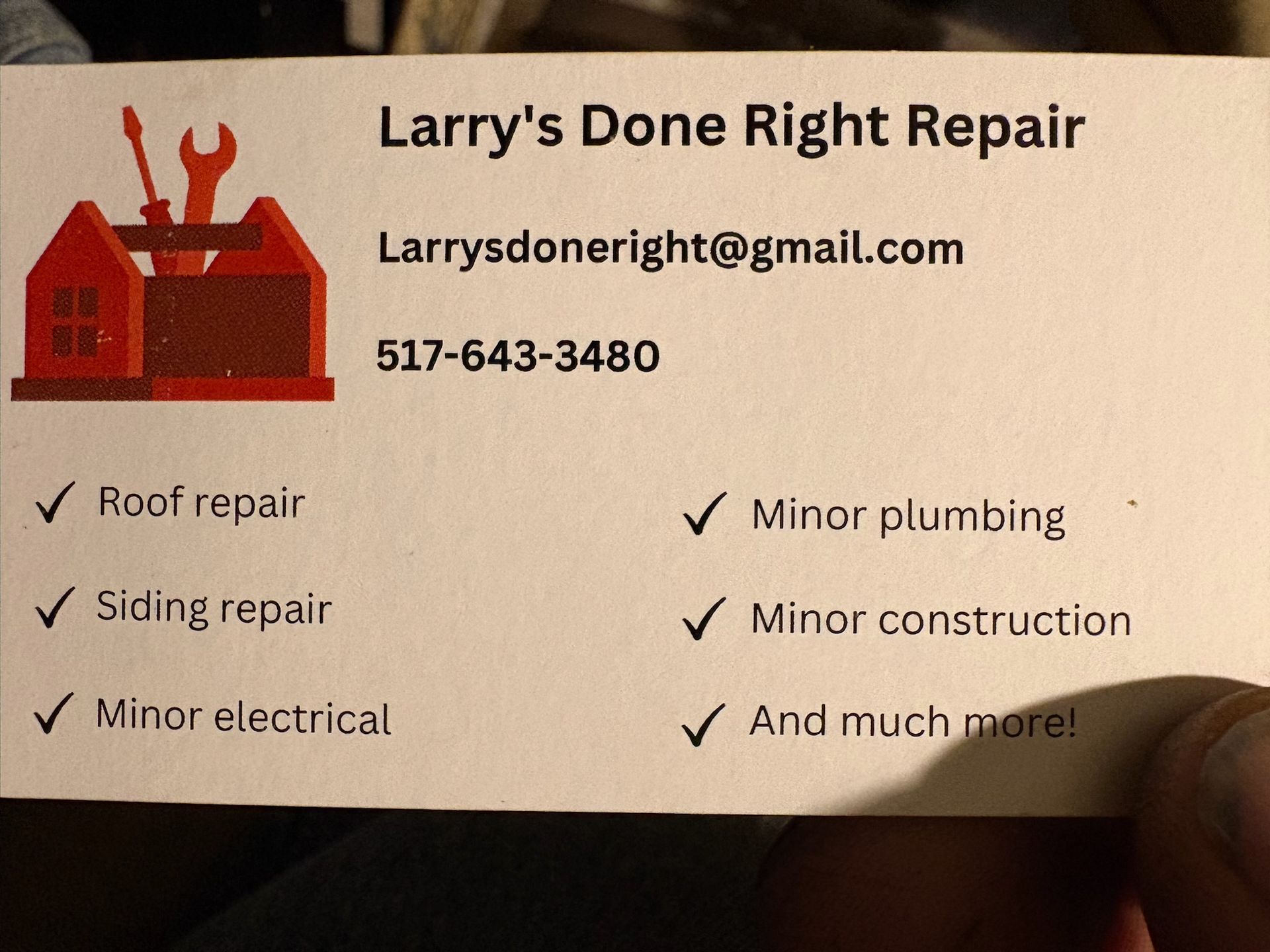 Business card for 