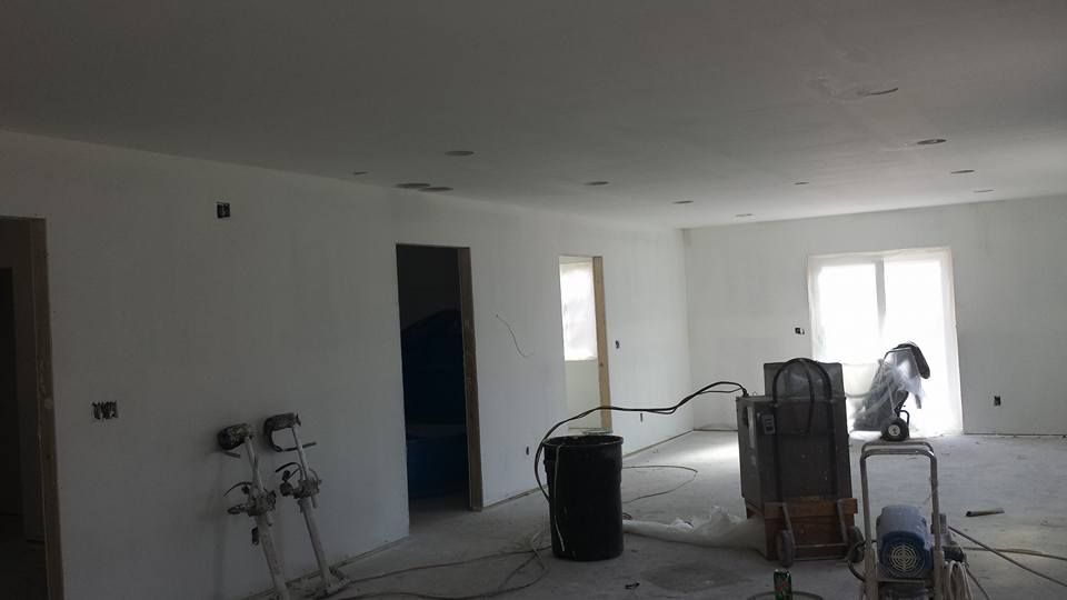 new drywall project finish and cleaning