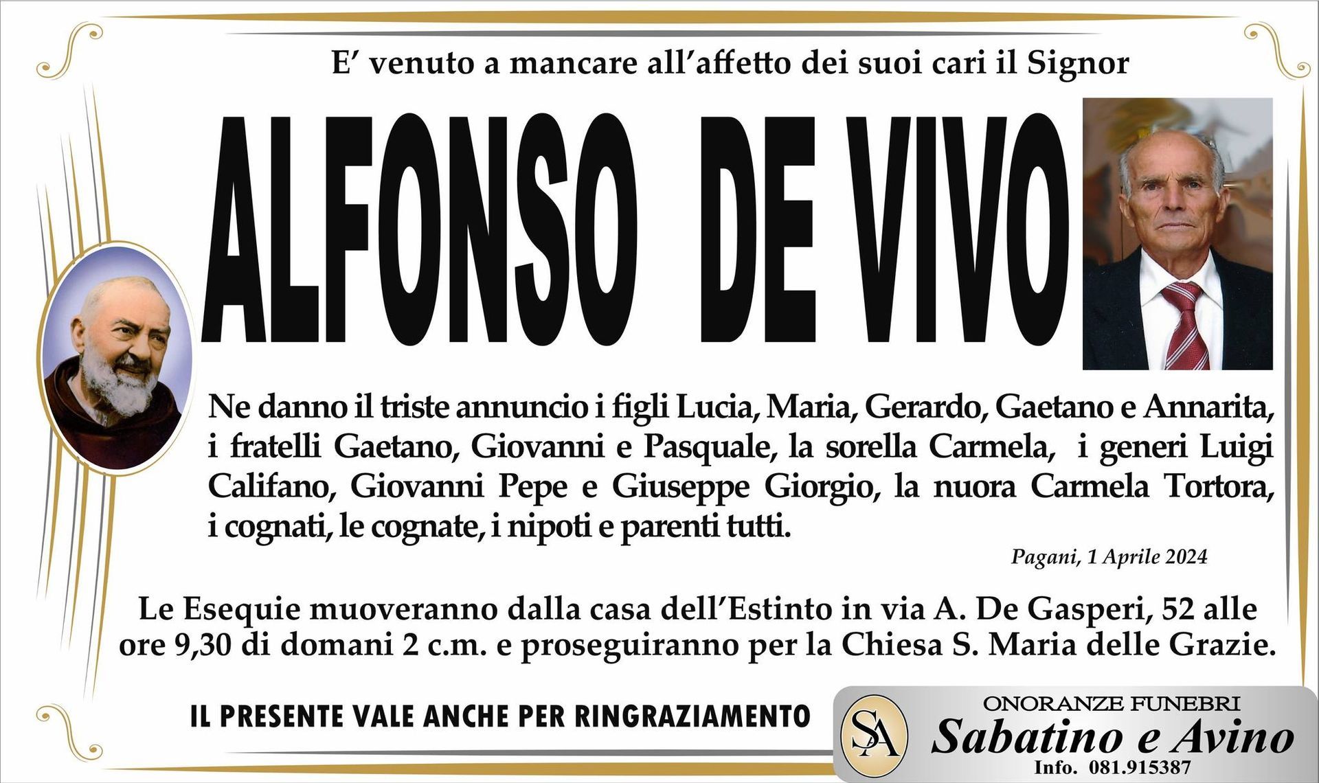 Alfonso De Vivo