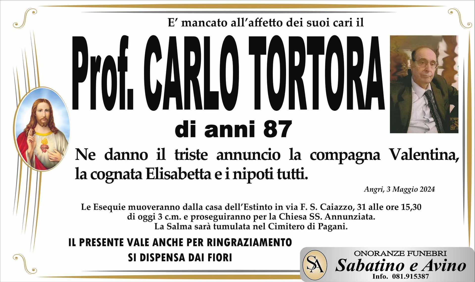 Prof. Carlo Tortora