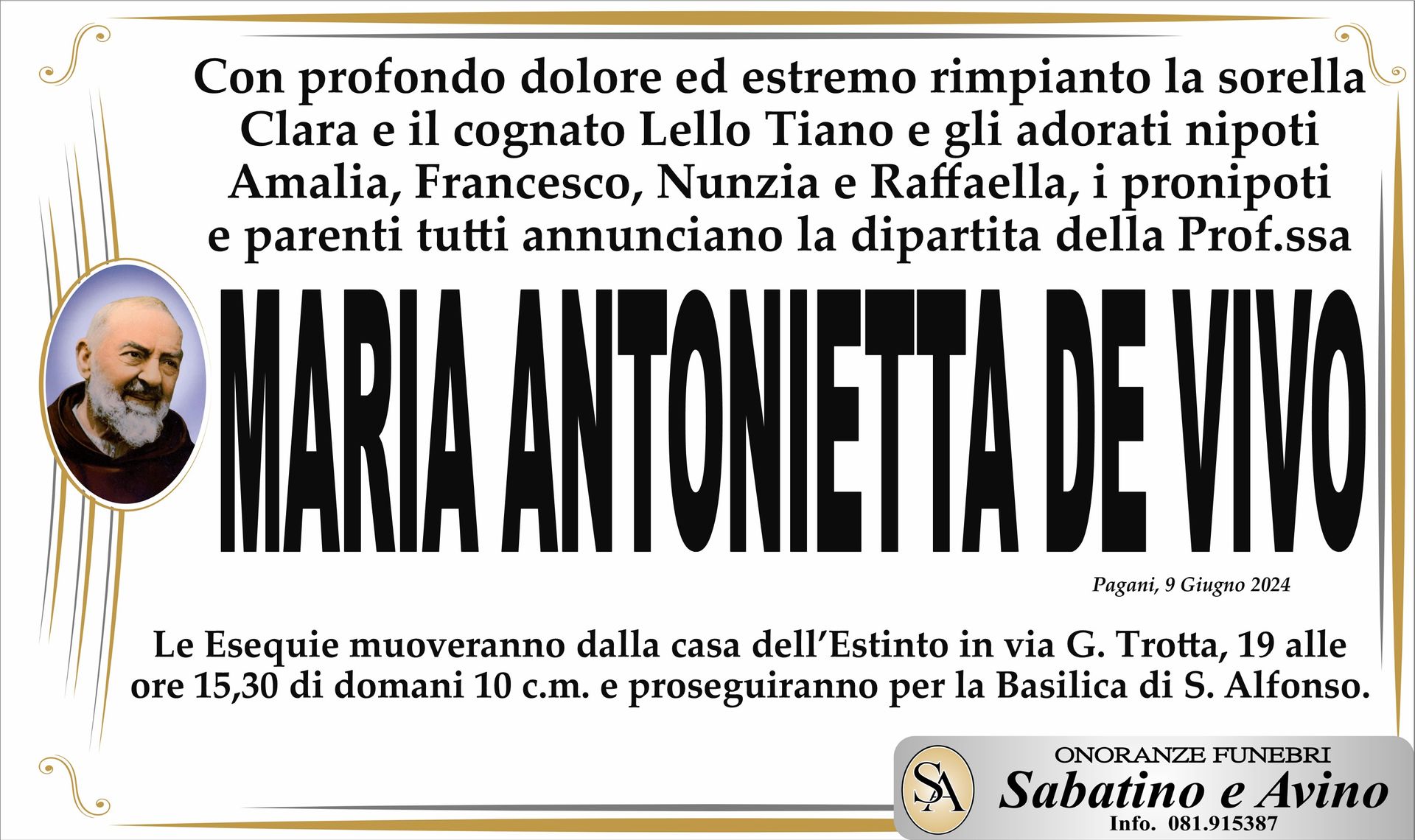 Maria Antonietta De Vivo