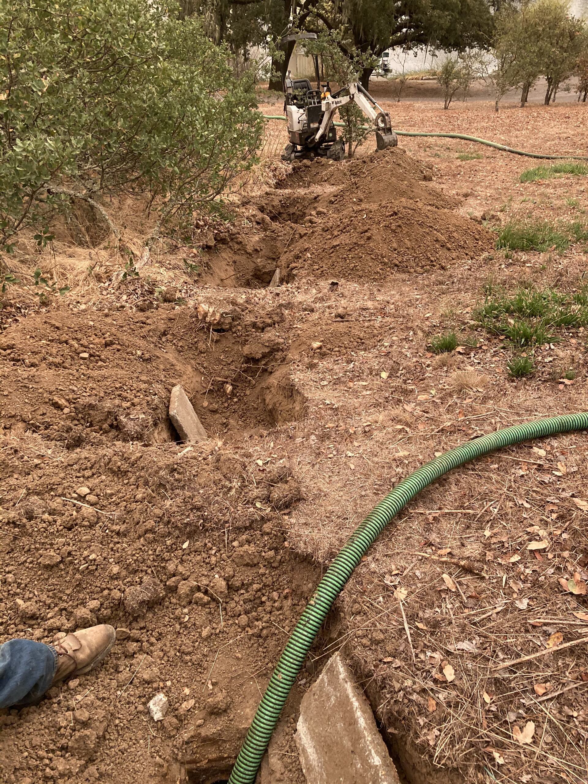 Line Repair — Santa Rosa, CA — Quality Septic Service