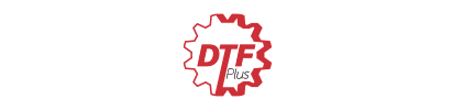 DTF Plus Logo red cog