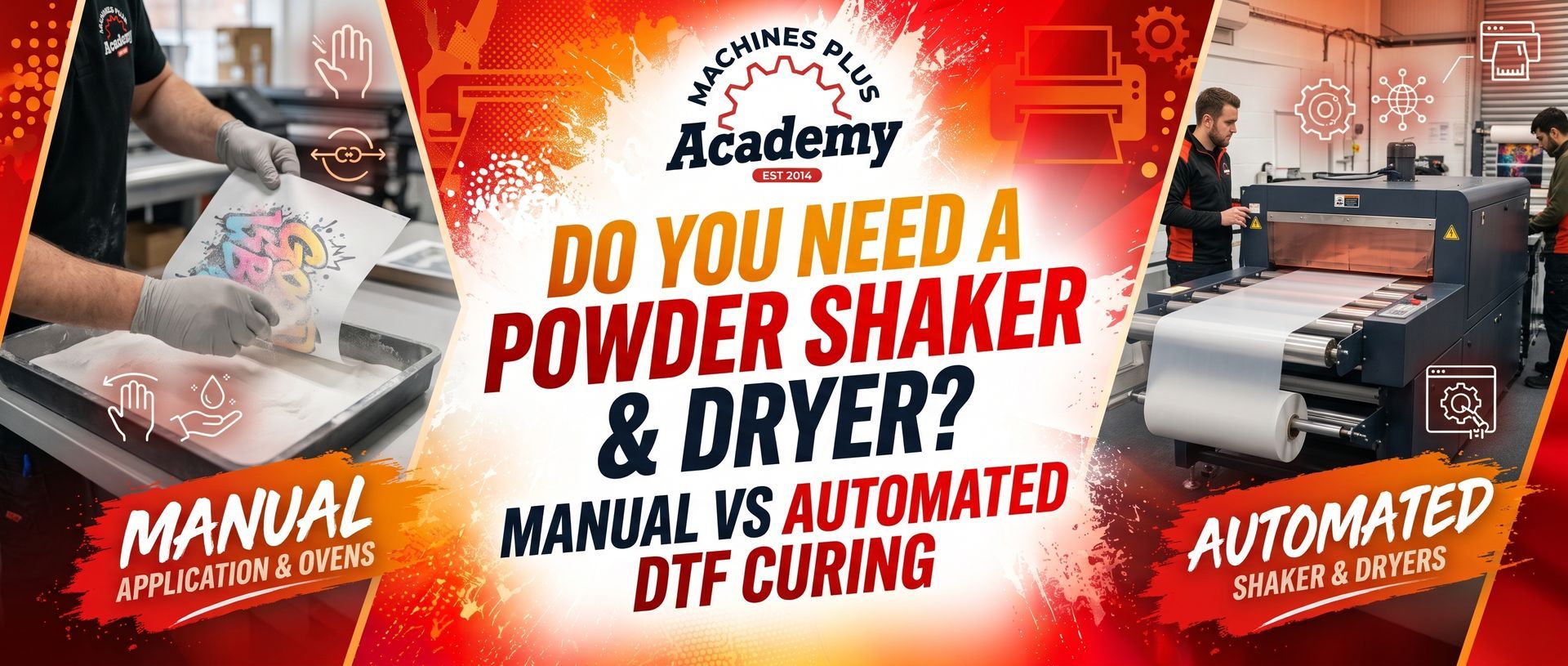 Do You Need a DTF Powder Shaker & Dryer?