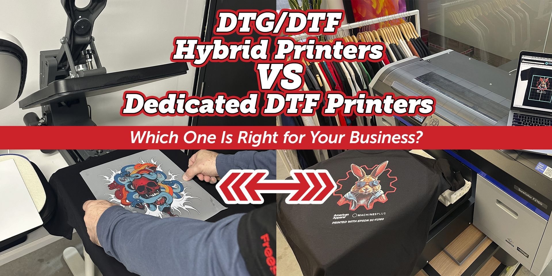 DTF Dedicated Printer vs DTF/DTG Hybrid Printer. Which is better?
