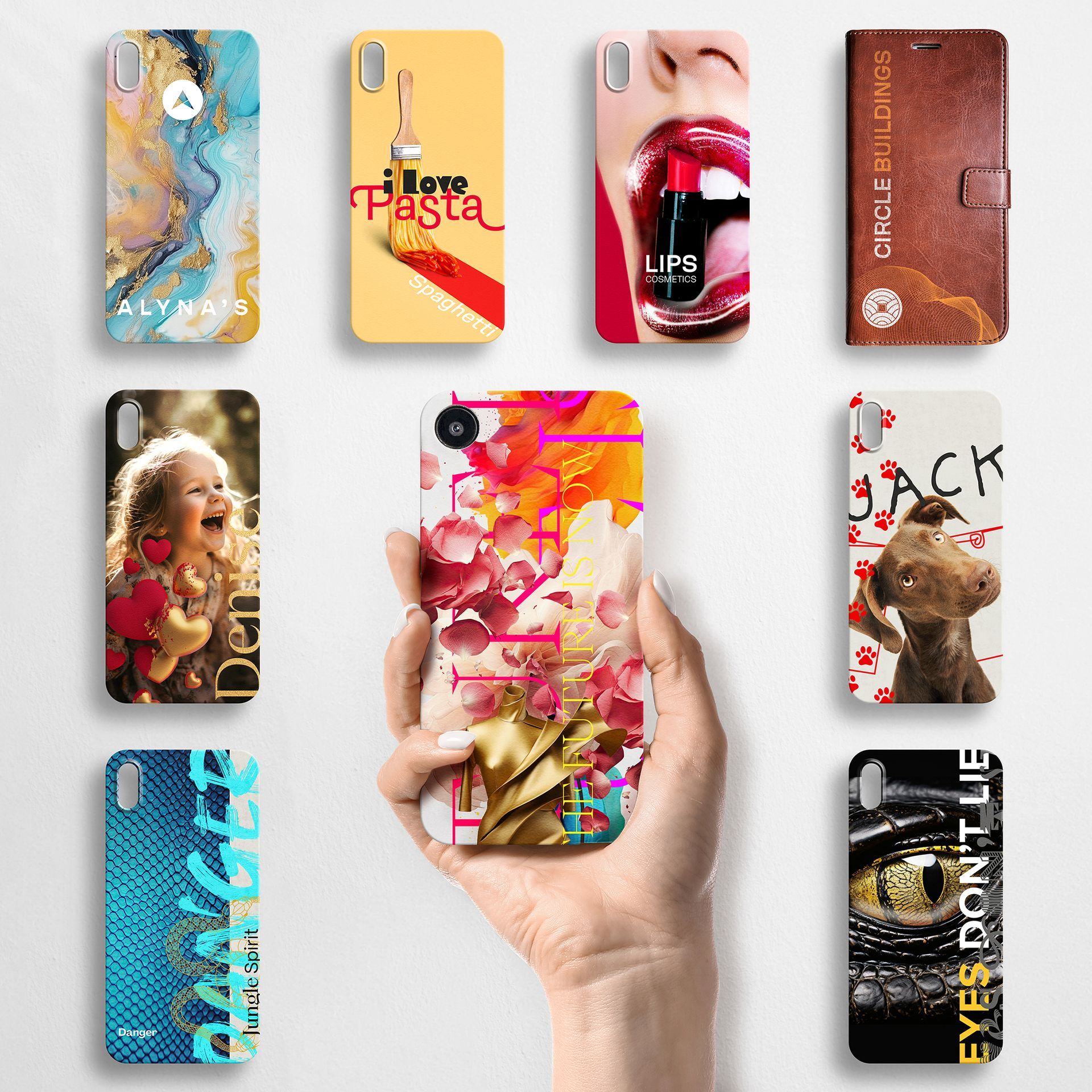 Custom printed phone cases