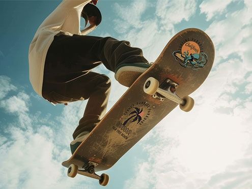 Application of UV DTF on skateboards