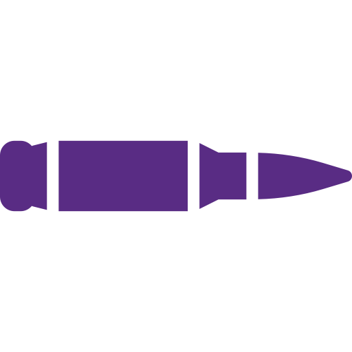 Purple pen icon on a white background