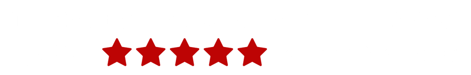over 2900+ 5 star reviews