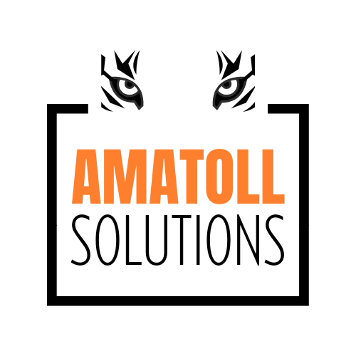 Amatoll Solutions header/footer logo black