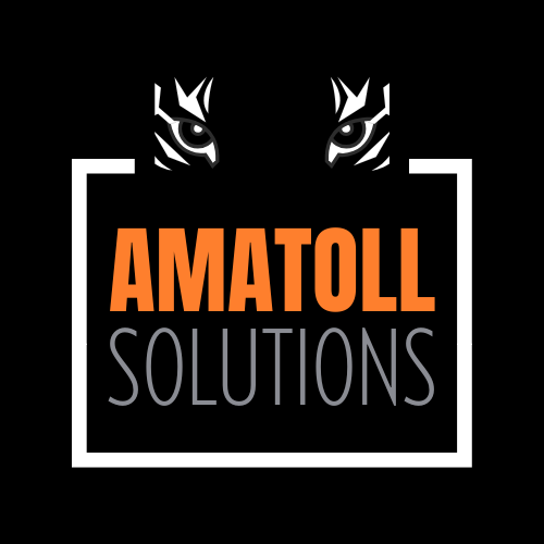 Amatoll Solutions header/footer logo black