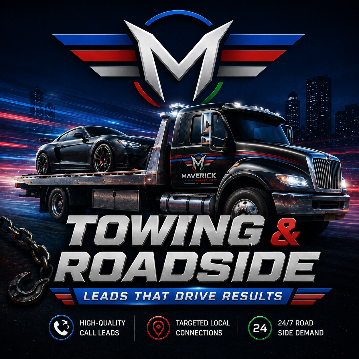 Towing company marketing