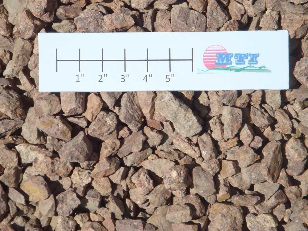Mesa red landscaping materials