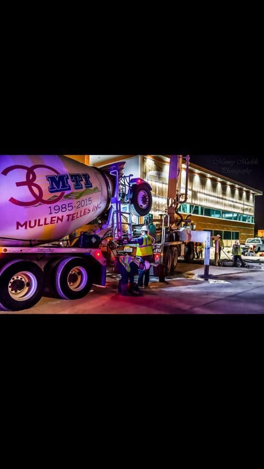 MTI truck with employee