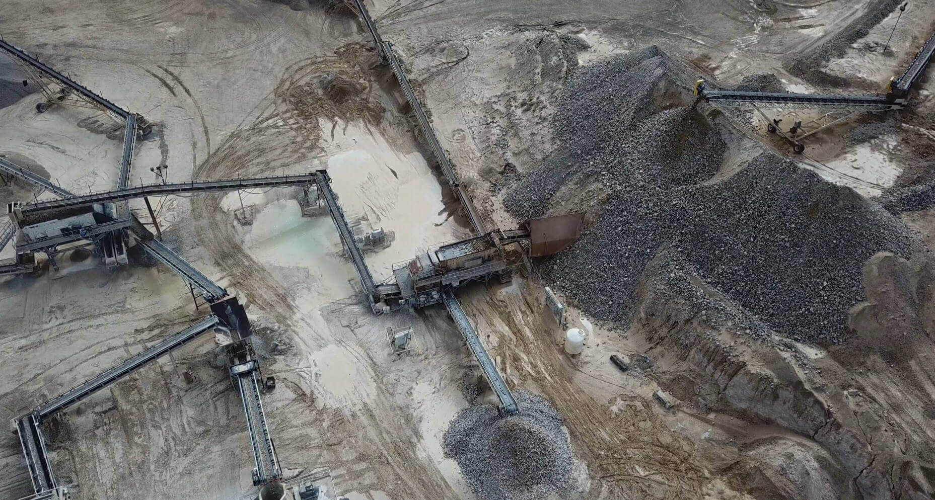 MTI land aerial view