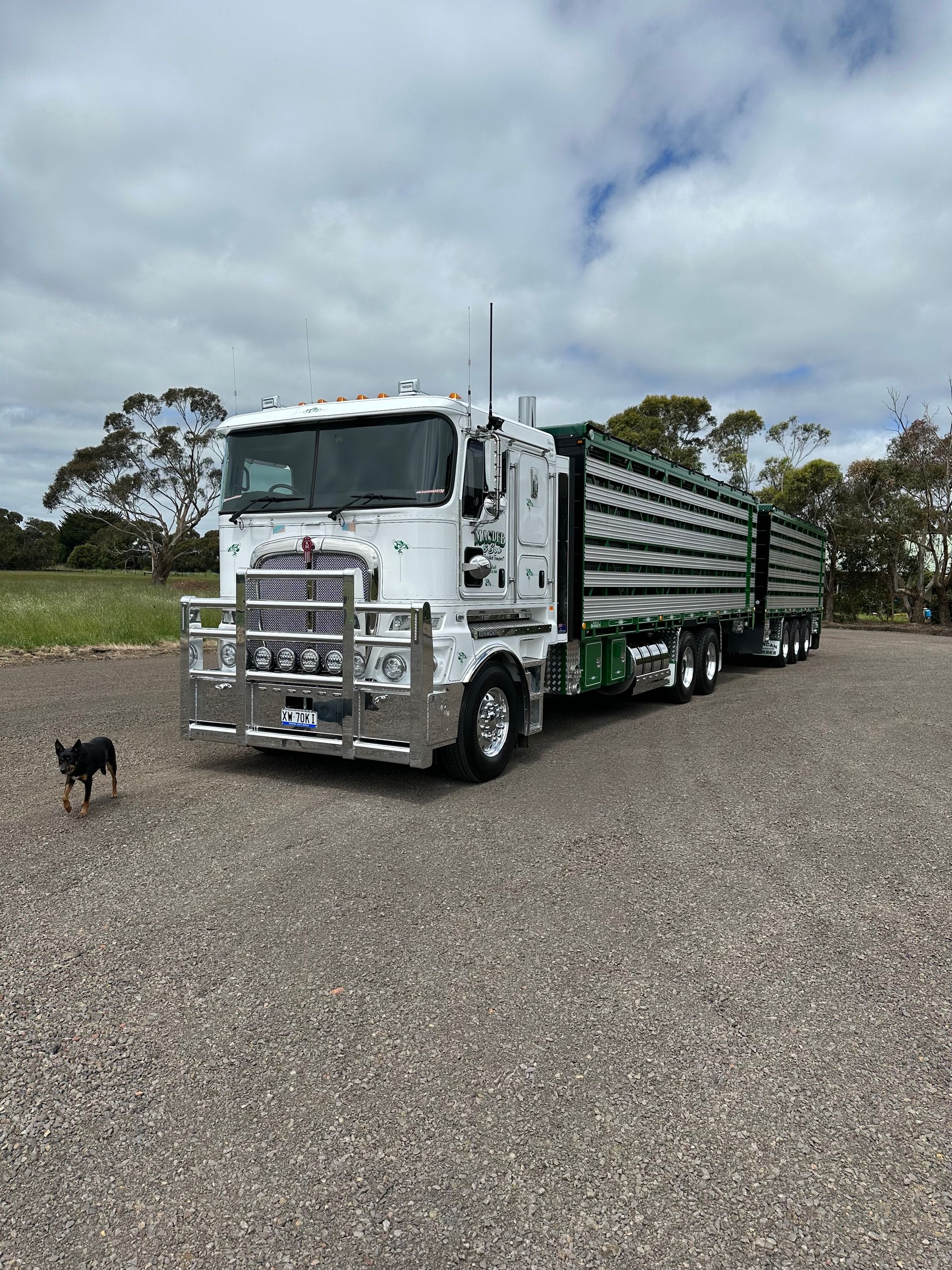 2x1 Rigid Truck & Pig Trailer - Mono Style Crates