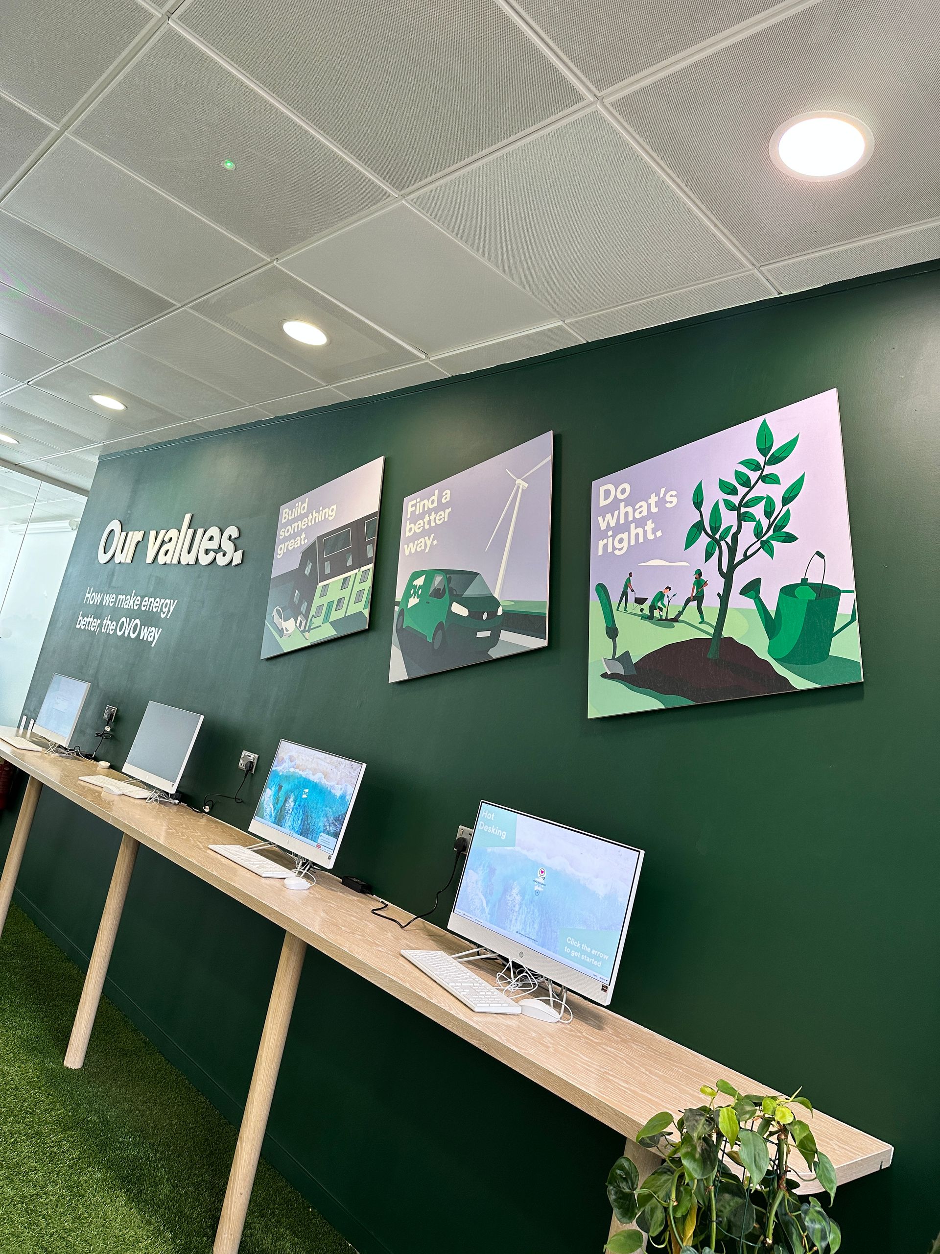 Sustainable Refresh for OVO Energy's Bristol Office