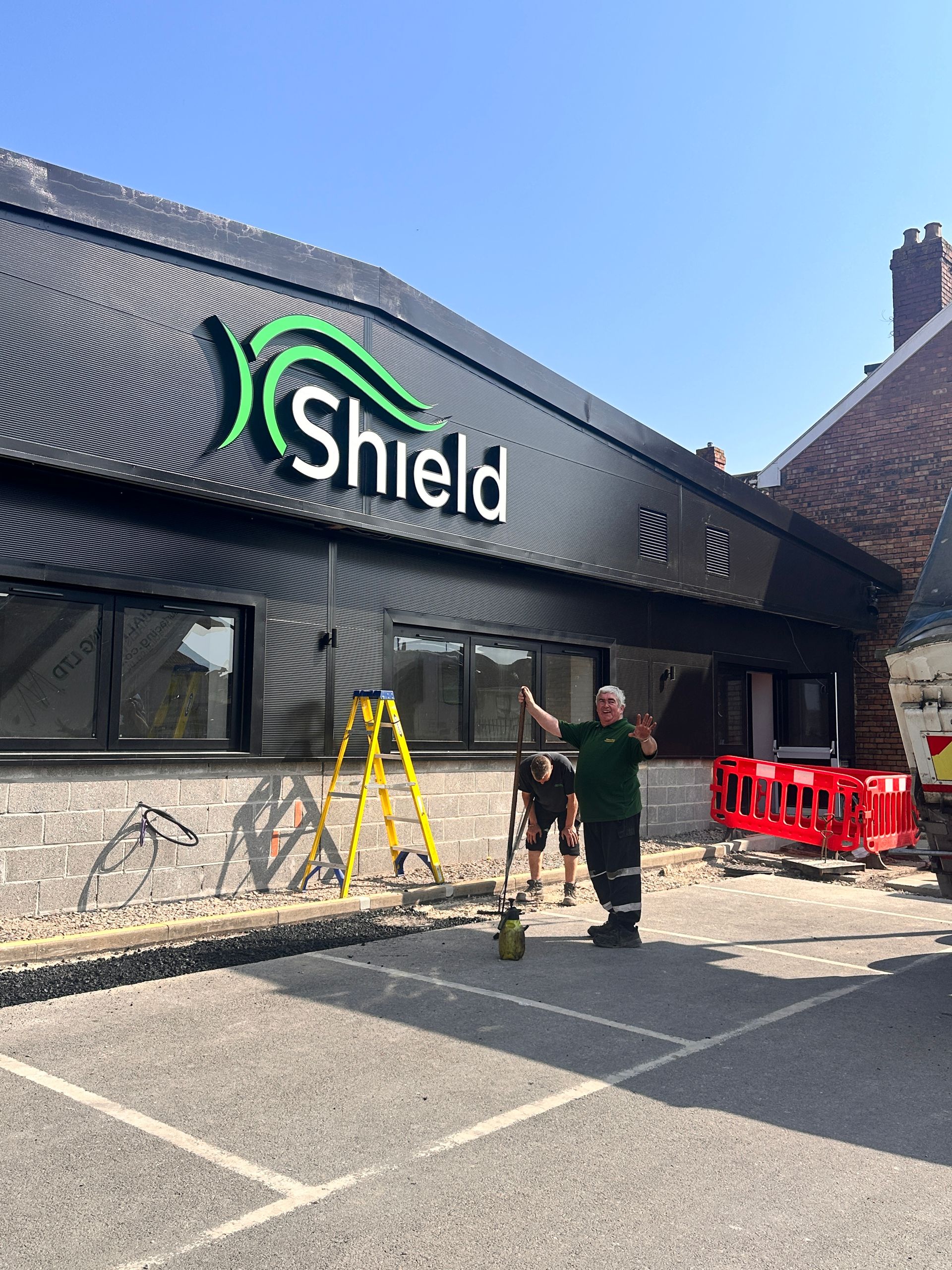 SHIELD | Signage Install | N3 Display Graphics | Bristol