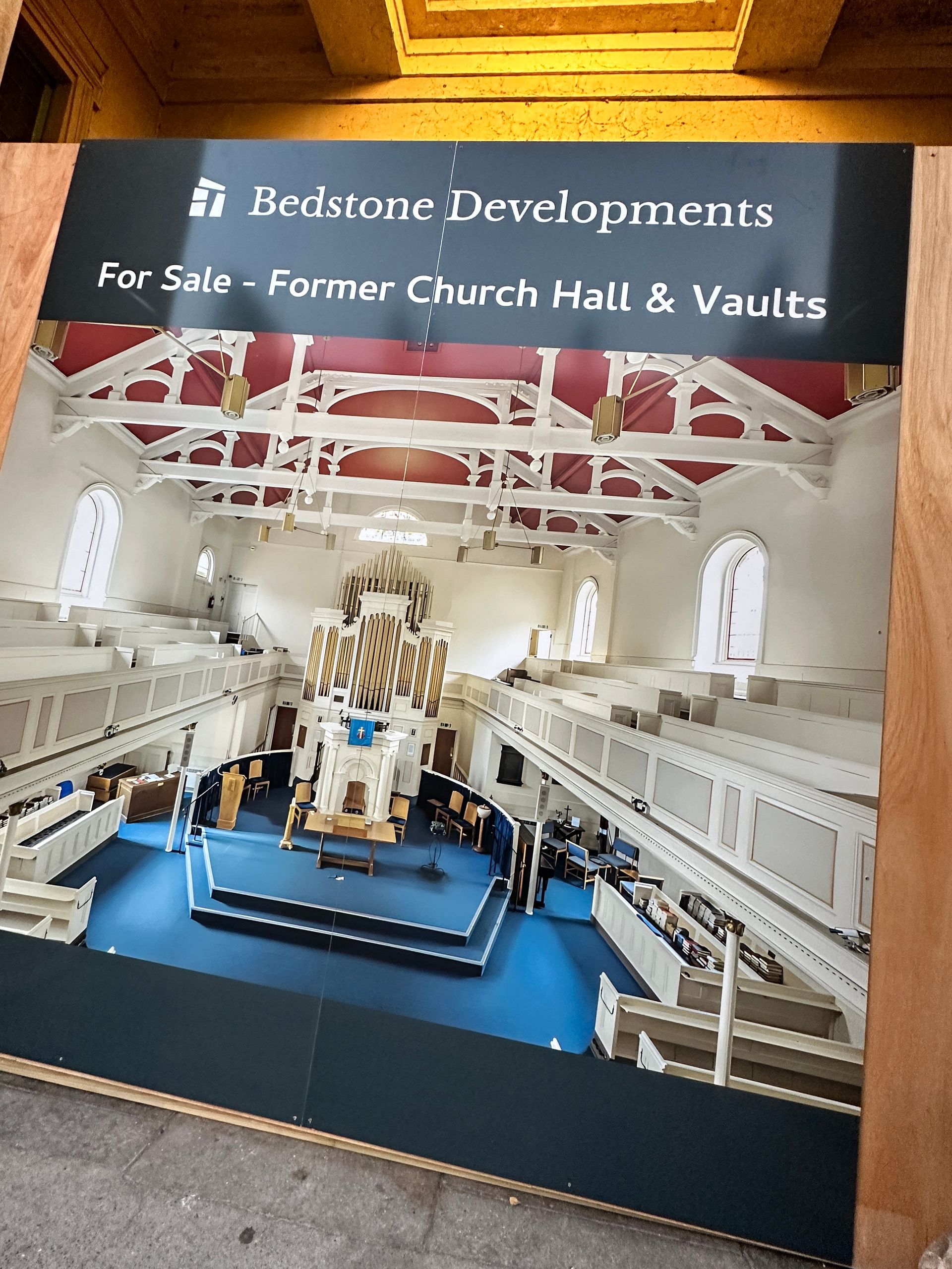 A picture of a church for sale by redstone developments