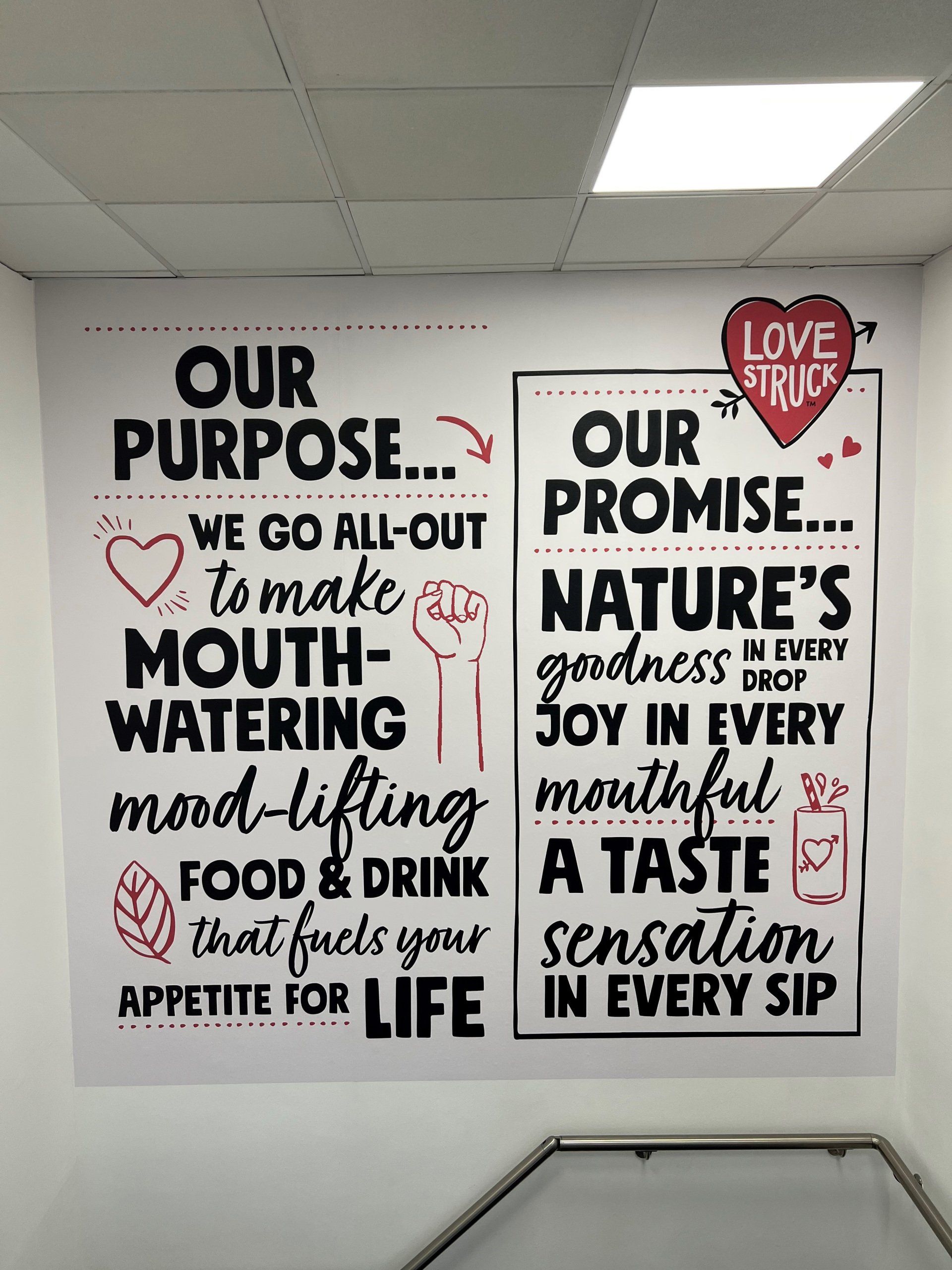 Print and installation on site of digital wallpaper