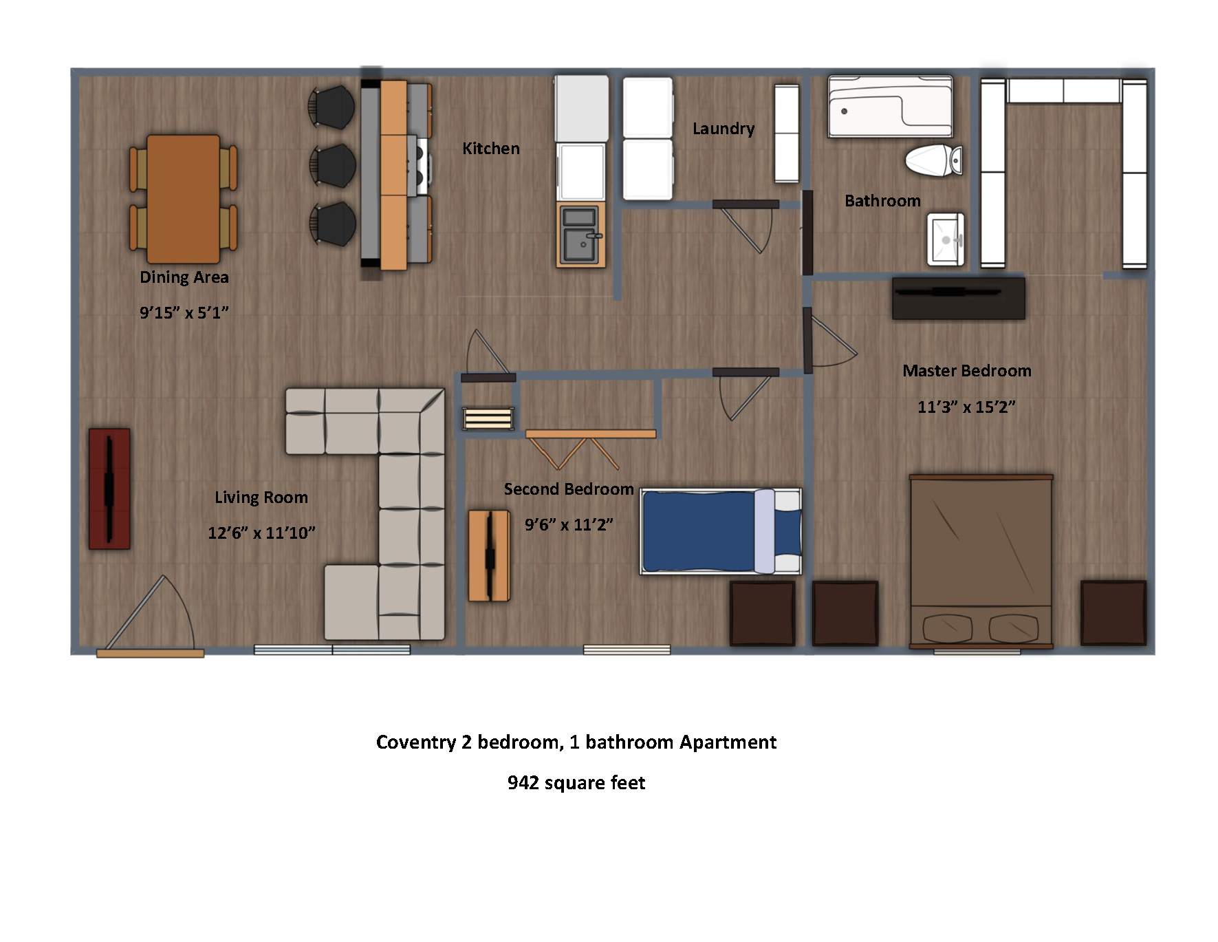 An aerial view of a floor plan of a house