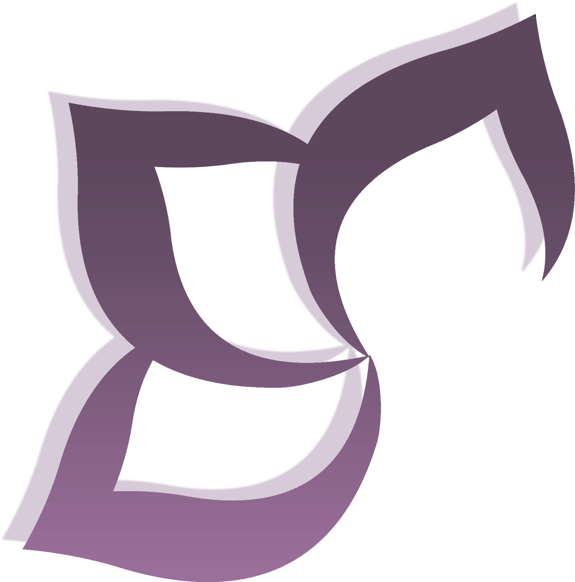 A purple and white logo on a white background. Dramatherapy Ireland