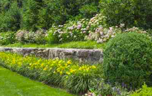 Concrete Retaining Wall designed for landscape